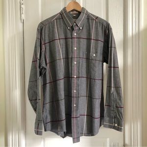 Vintage “Fox Collection” Windowpane Oxford Shirt